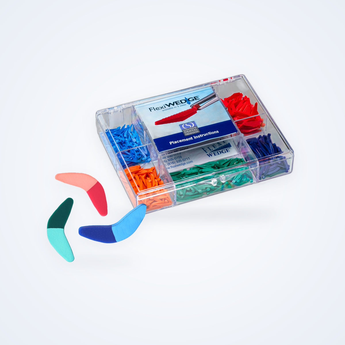 FlexiWedge interproximal wedge kit with PrepCheck prep-marking tools