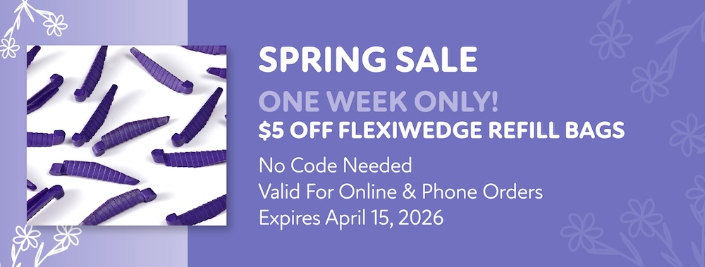 5$ off flexiwedge refill april 9-15 promo graphic